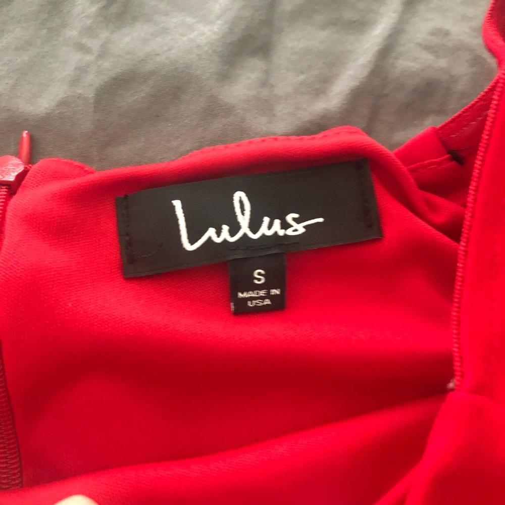 Lulus off the shoulder dress - Picture 3 of 4